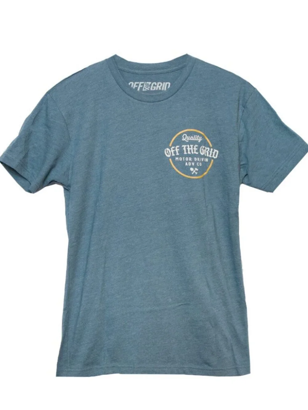 Off The Grid Surplus Old Fashioned Tee S/S Tee Shirt - Denim Blue